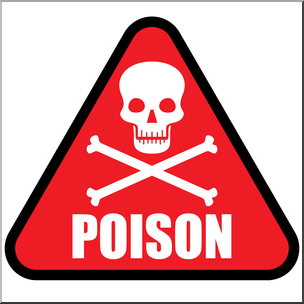 304x304 Clip Art Poison Symbol 1 Color 1 I Abcteach