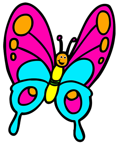 391x472 Butterfly Clip Art Clipartbarn Clipart Pictures