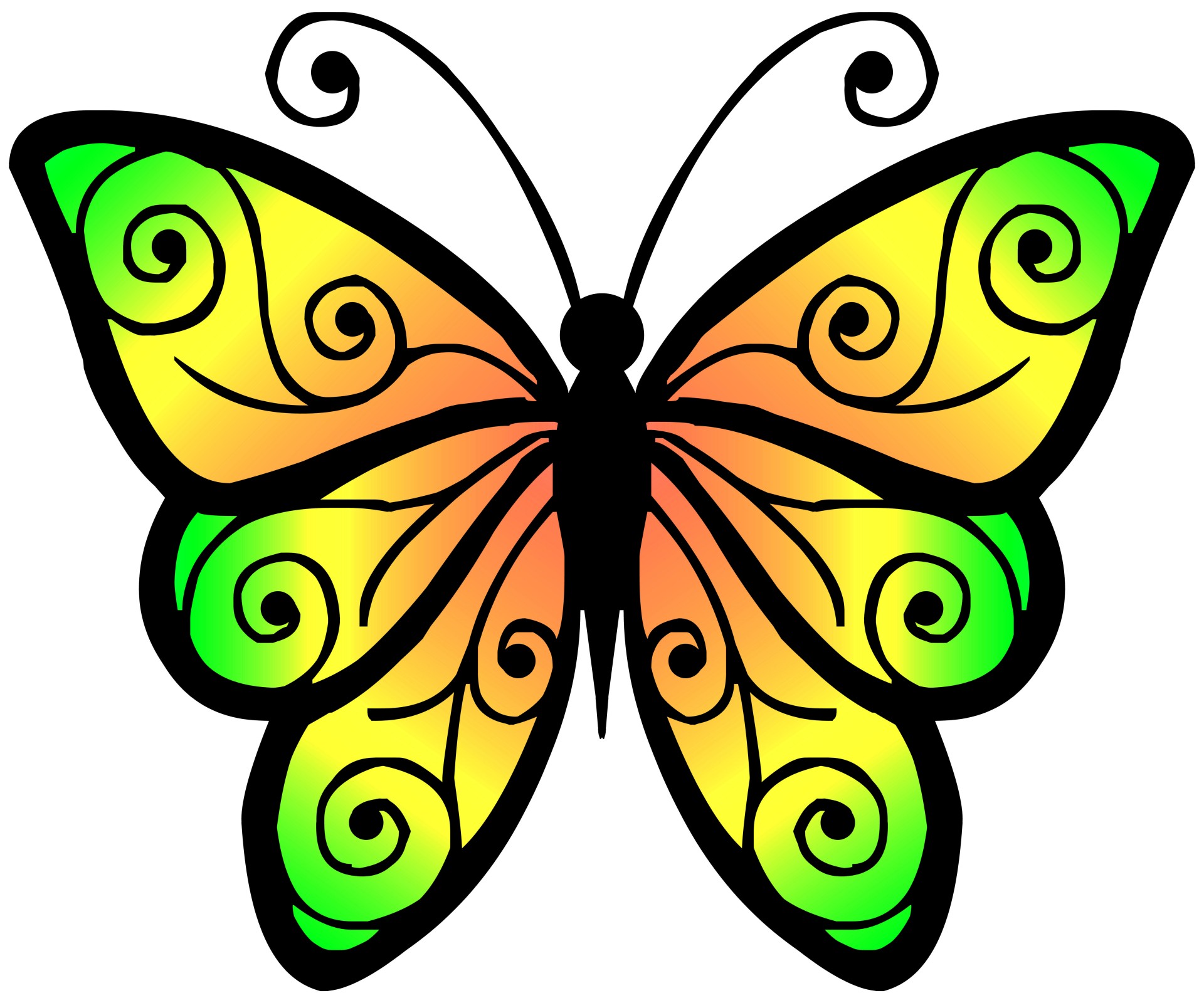 1920x1600 Clipart Butterfly 4 Free Stock Photo