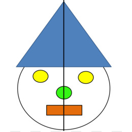 260x260 Free Download Reflection Symmetry Shape Clip Art