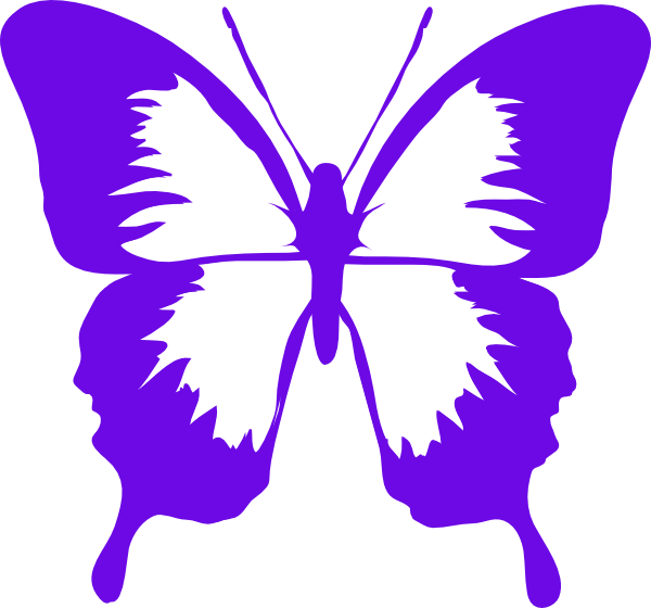 600x560 Purple Butterfly Clipart Clip Art