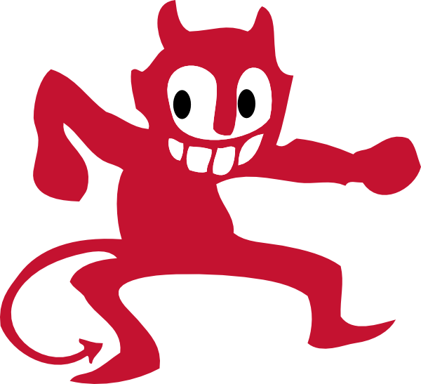 600x547 Demon Clipart Free Vector Devil Dance Clip
