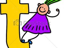 220x165 Letter T Clipart Illustration Featuring The Letter T Vector Clip