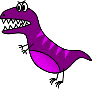 300x289 Jazzynico Dino Simple T Rex Clip Art Free Vector 4vector