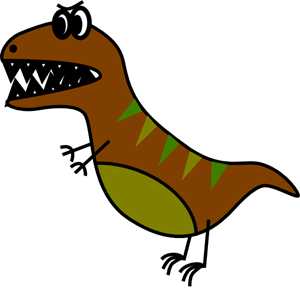 300x288 Dino Very Simple Bd Style T Rex Png, Svg Clip Art For Web