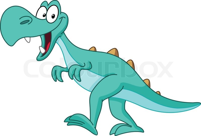800x543 Tyrannosaurus Rex Dinosaur Walking Stock Vector Colourbox