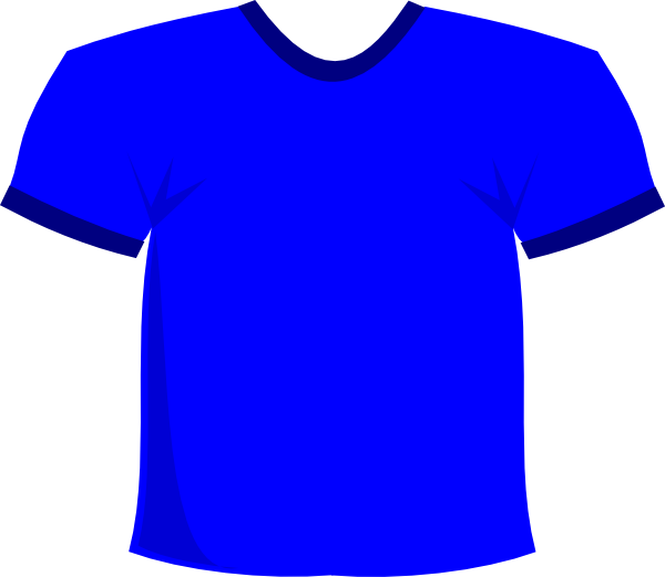 600x521 Blue Shirt Clipart