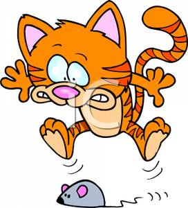272x300 Cartoon Orange Tabby Cat