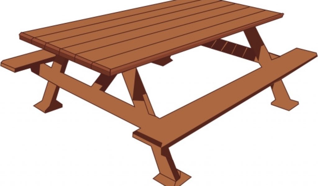 1024x600 Picnic Table Clip Art
