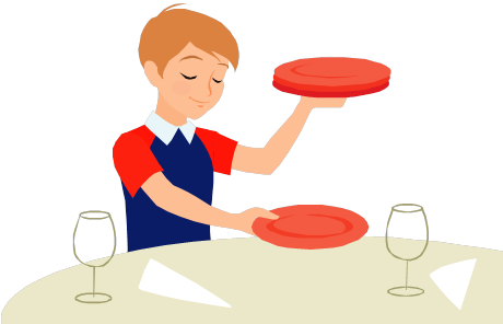 460x296 Set Table Clip Art Clipart Download Person Setting The Table