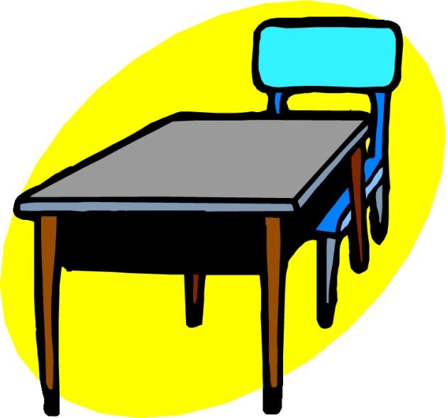630x589 Table And Chairs Clip Art Penaime