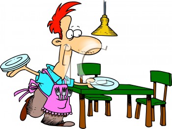 350x263 Clip Art Table Set Up