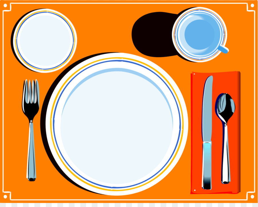 900x720 Table Setting Dinner Plate Clip Art