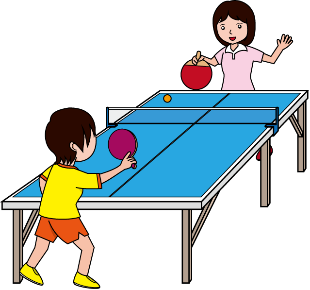 639x597 Image Of Playing Table Tennis Clipart