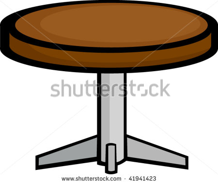 450x380 Round Table Clipart