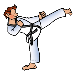 260x250 Free Karate Clip Art By Phillip Martin