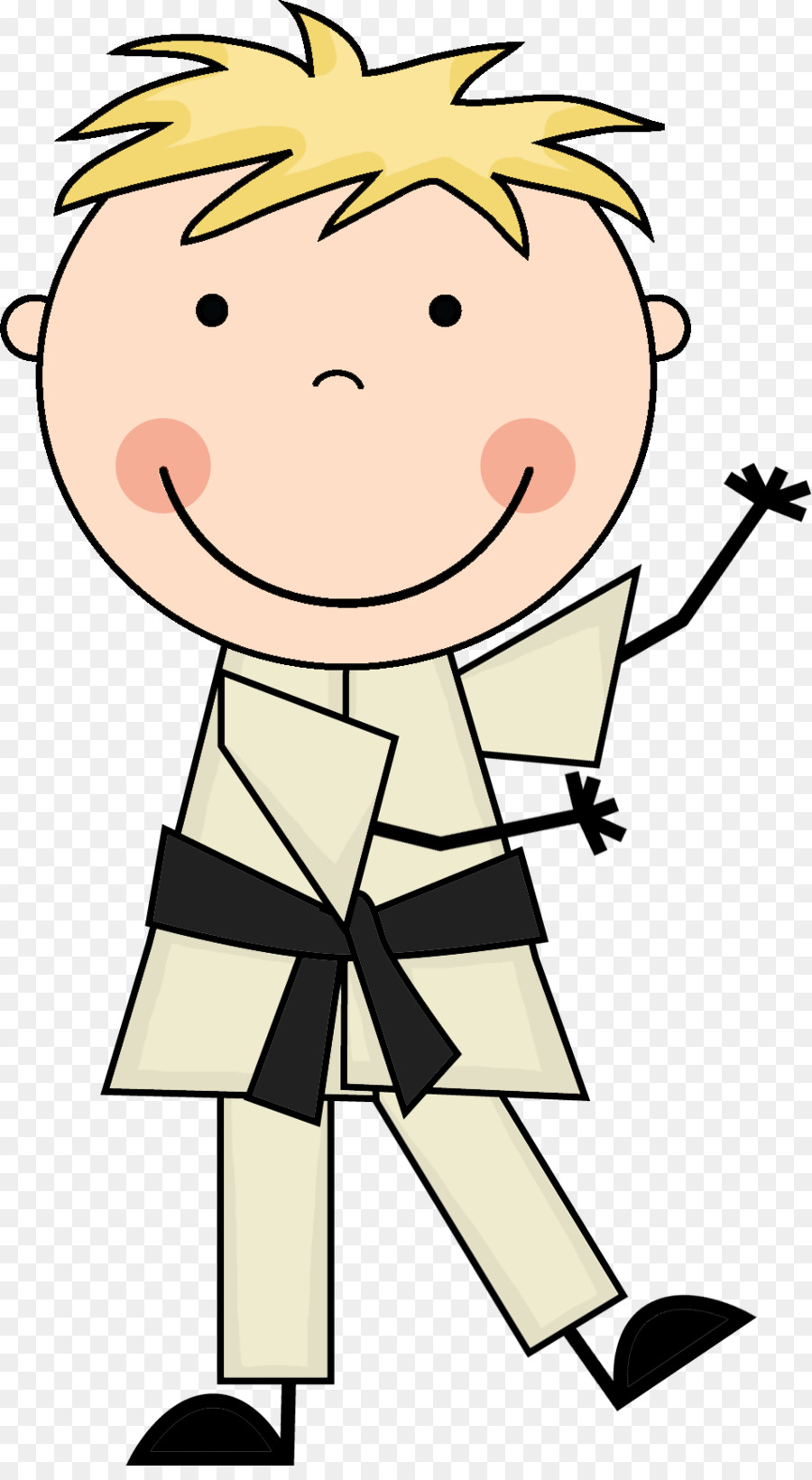 900x1640 Karate Clip Art