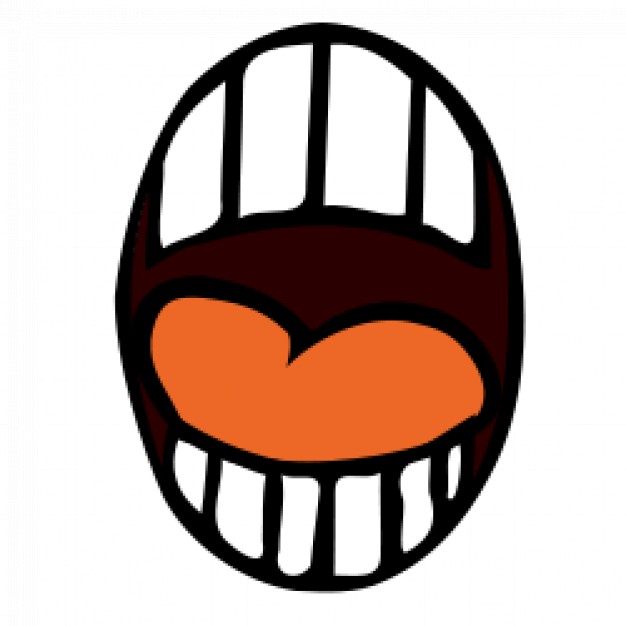 626x626 Open Mouth Cartoon Vector Free Download