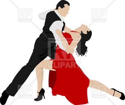 400x336 Couple Dancing Tango Royalty Free Vector Clip Art Image