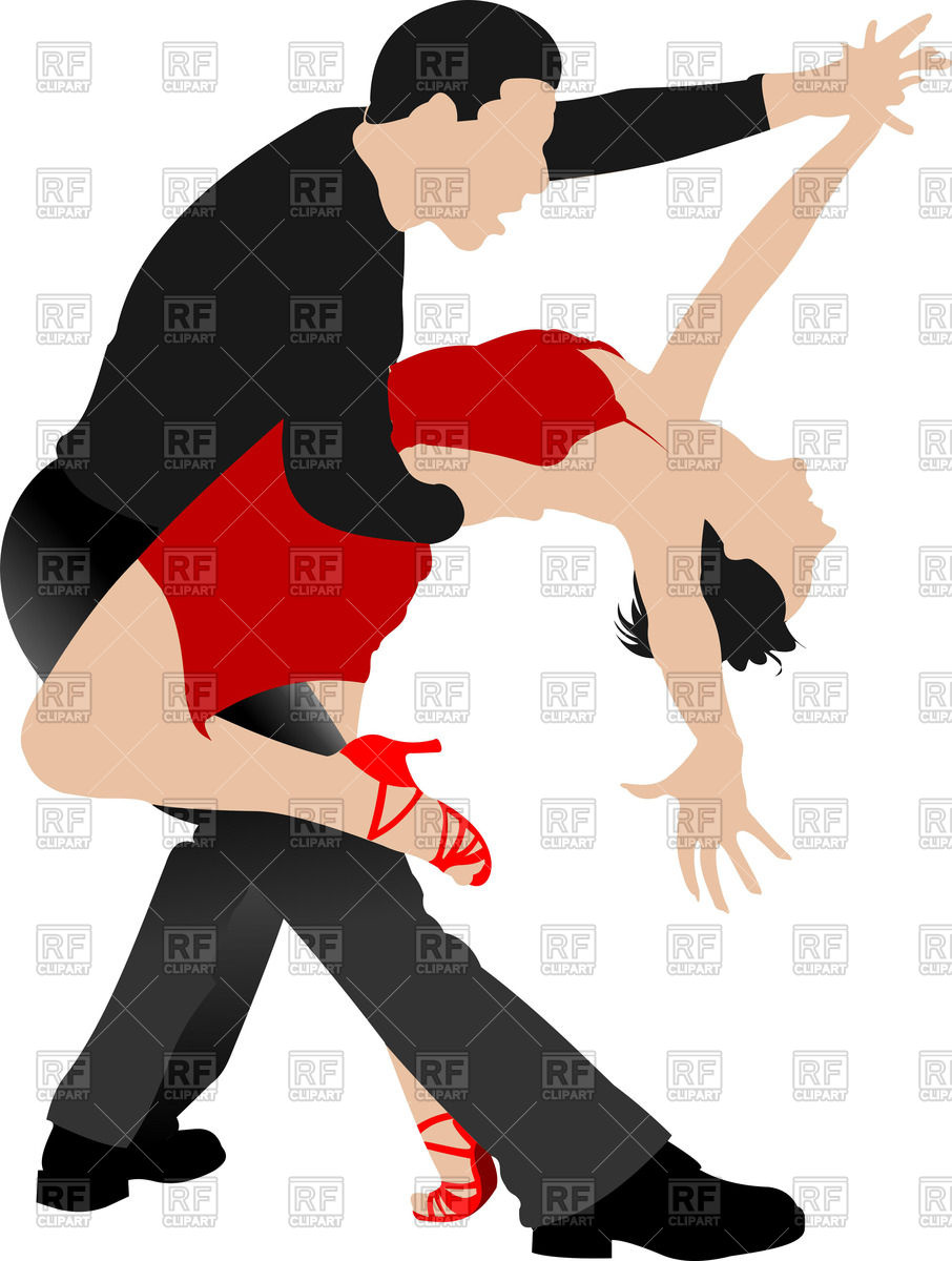 906x1200 Couple Of Tango Dancers Royalty Free Vector Clip Art Image