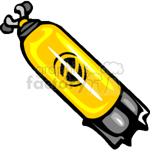 300x300 Royalty Free Scuba Oxygen Tank 169874 Vector Clip Art Image