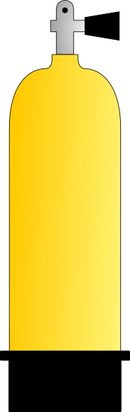 186x590 Scuba Tank Clip Art Free Vector 4vector