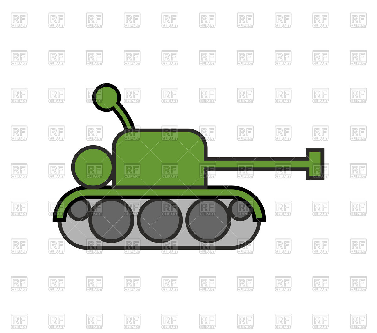 1200x1061 Cartoon Tank On White Background Royalty Free Vector Clip Art