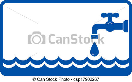 450x278 Background Water Wave And Tap. Plumbing Background