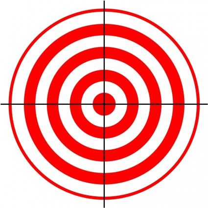425x425 Laser Tag Target Clipart