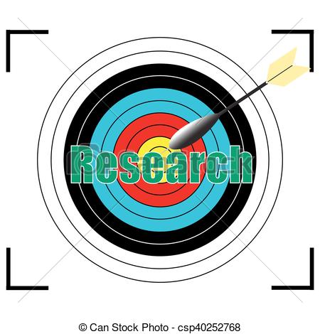 450x470 Research Word Vector, Business Concept. Research Word Clip Art