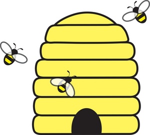 300x271 Hive Clip Art