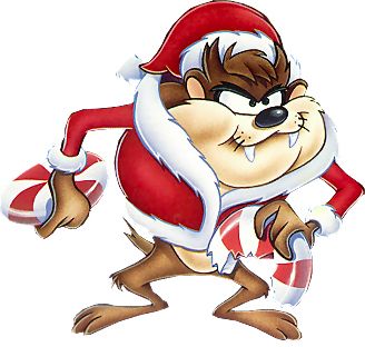 328x312 Christmas Taz Looney Tunes And Care Bears