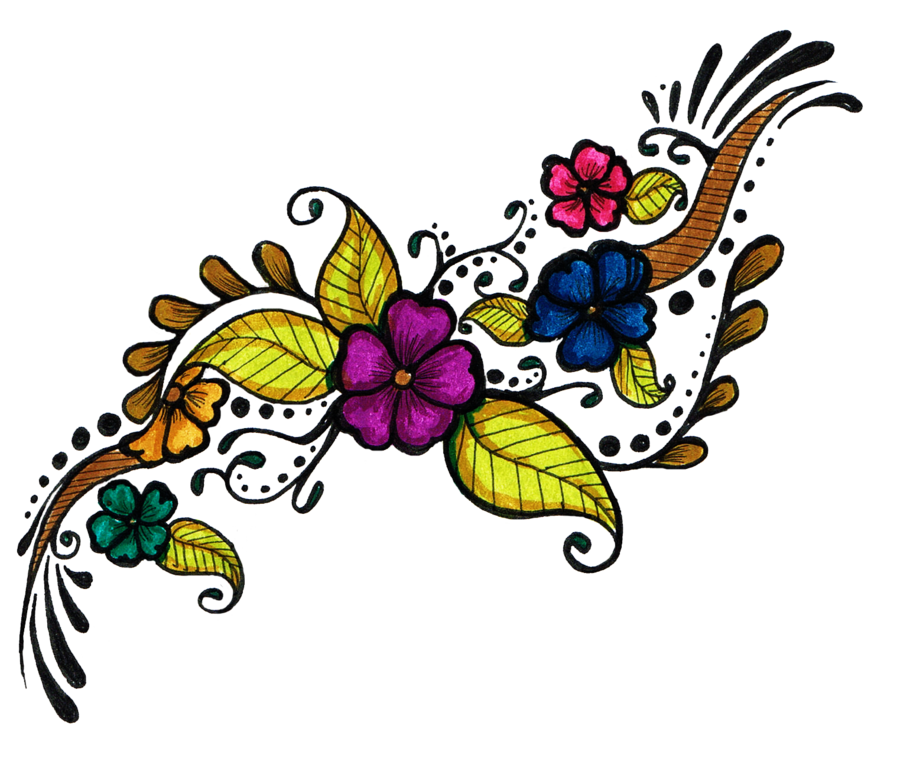 900x774 Flower Tattoo Design Clipart