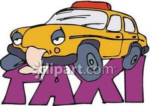 300x213 Cartoon Taxi Cab