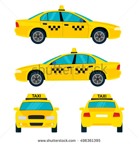450x470 Taxi Clipart Side View