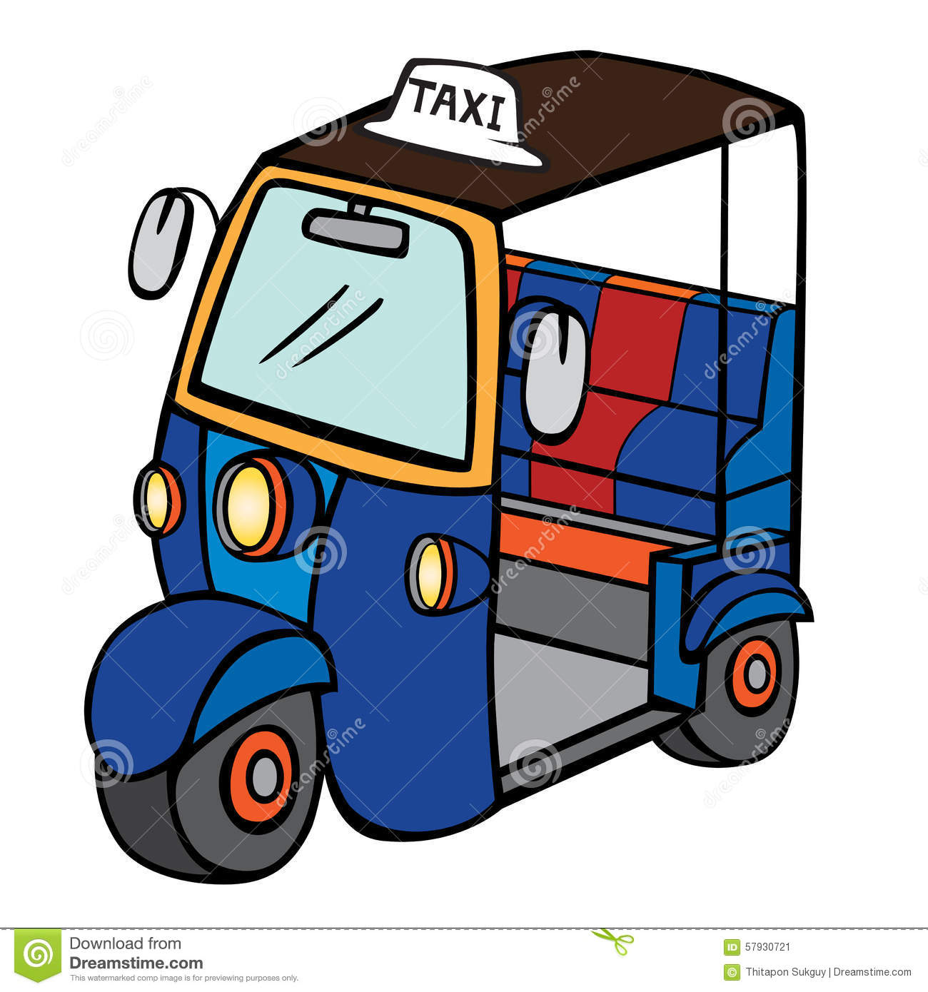 1300x1390 Tuk Tuk Clipart