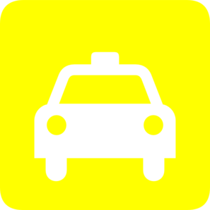 297x298 Yellow Taxi Clip Art
