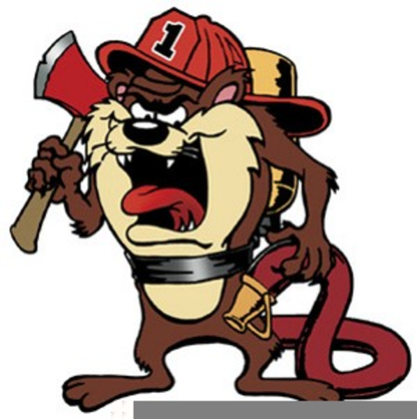 598x600 Taz Fireman Clipart Free Images