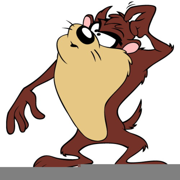 600x600 Taz Looney Easter Clipart Free Images