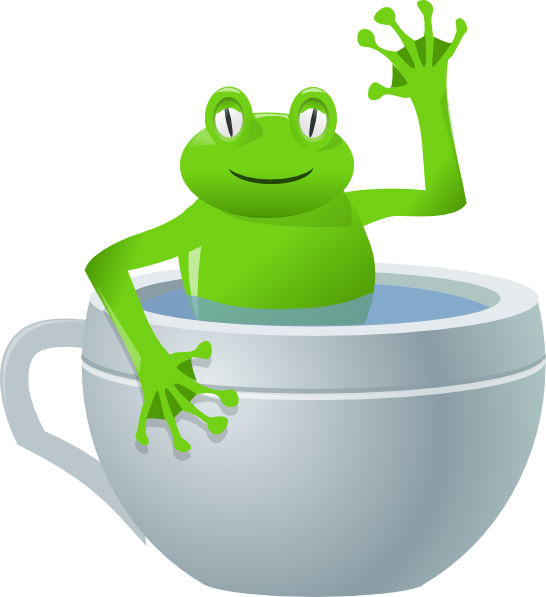 546x597 Frog In Tea Cup Clip Art Free Vector 4vector