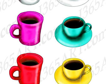 340x270 50% Off Tea Clipart Clip Art Digital Teapot Tea Cup Clipart