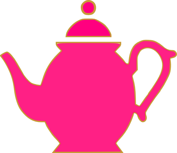 600x518 Cup Clipart Pink Teapot