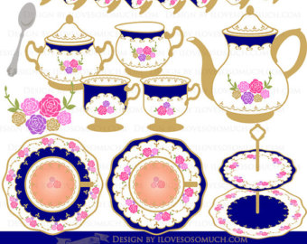340x270 Tea Party Clipart Teaset