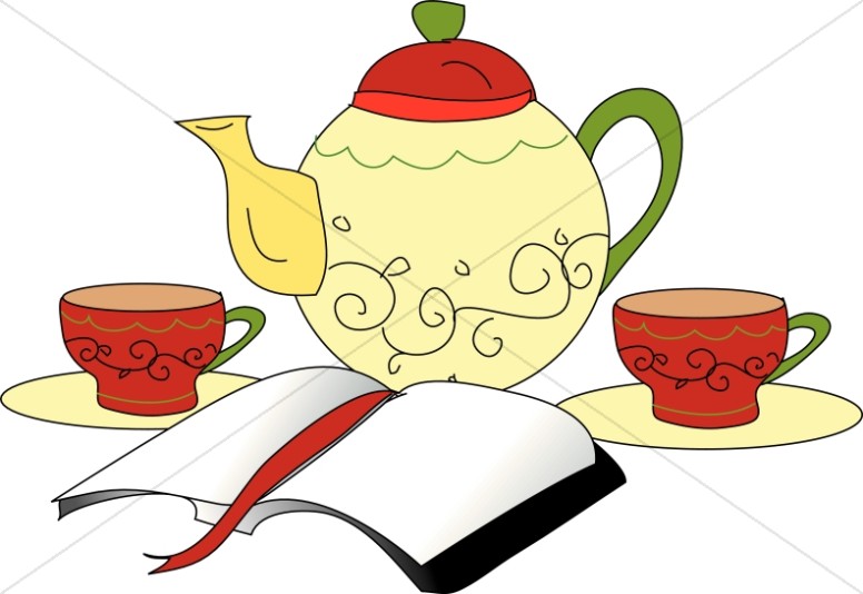 776x534 Bible And Tea Set Bible Study Clipart