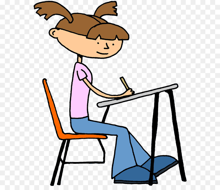 900x780 Student Doing School Desk Teacher Clip Art
