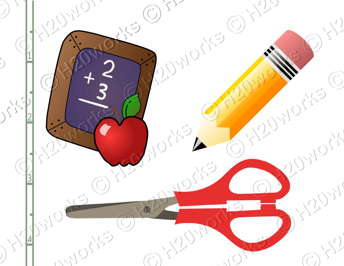 1200x928 Back To School Clipart, School Supplies, Educational Clip Art