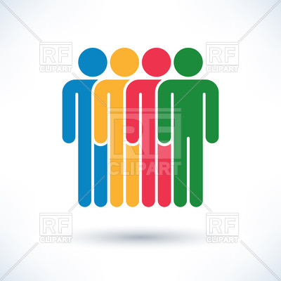 400x400 Icon Of Multicultural People