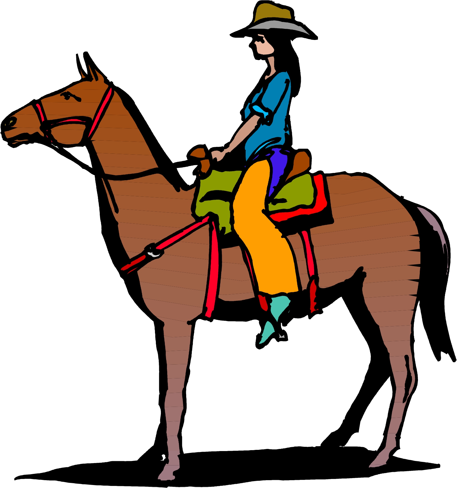 1522x1625 Clip Art Horse And Rider Clip Art