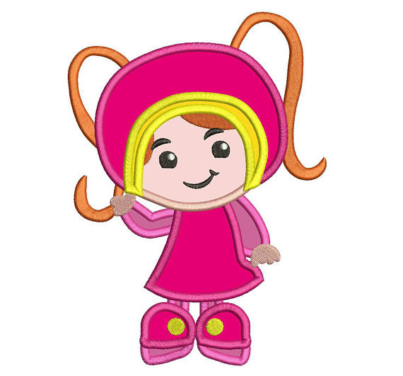 570x531 Team Umizoomi Milli Applique Design 3 Sizes Instant Download