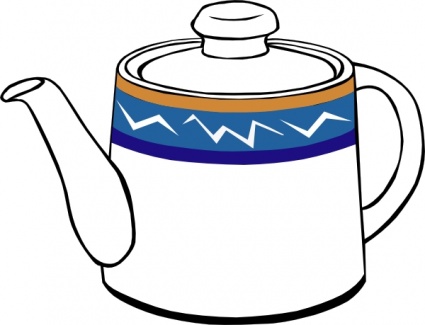 425x325 Free Download Of Teapot Clip Art Vector Graphic